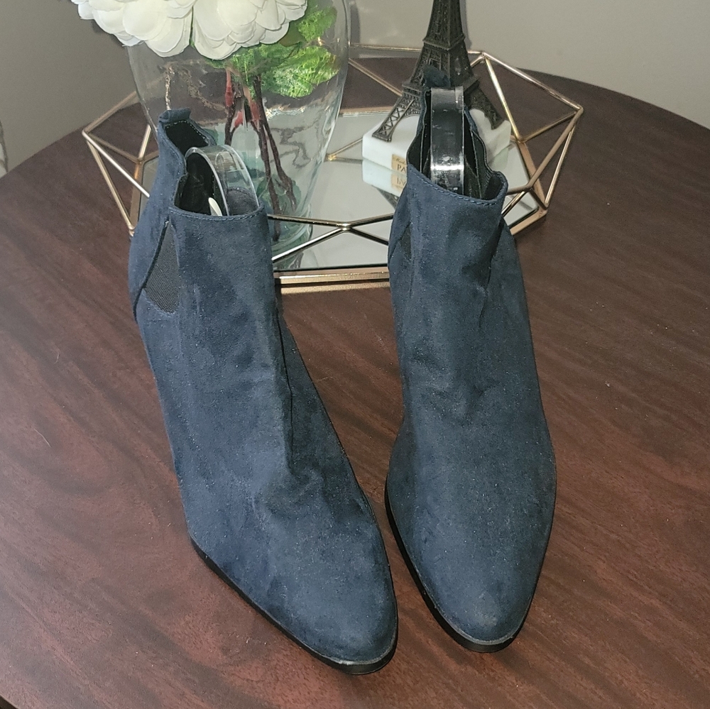 Old Navy Blue Ankle Booties
